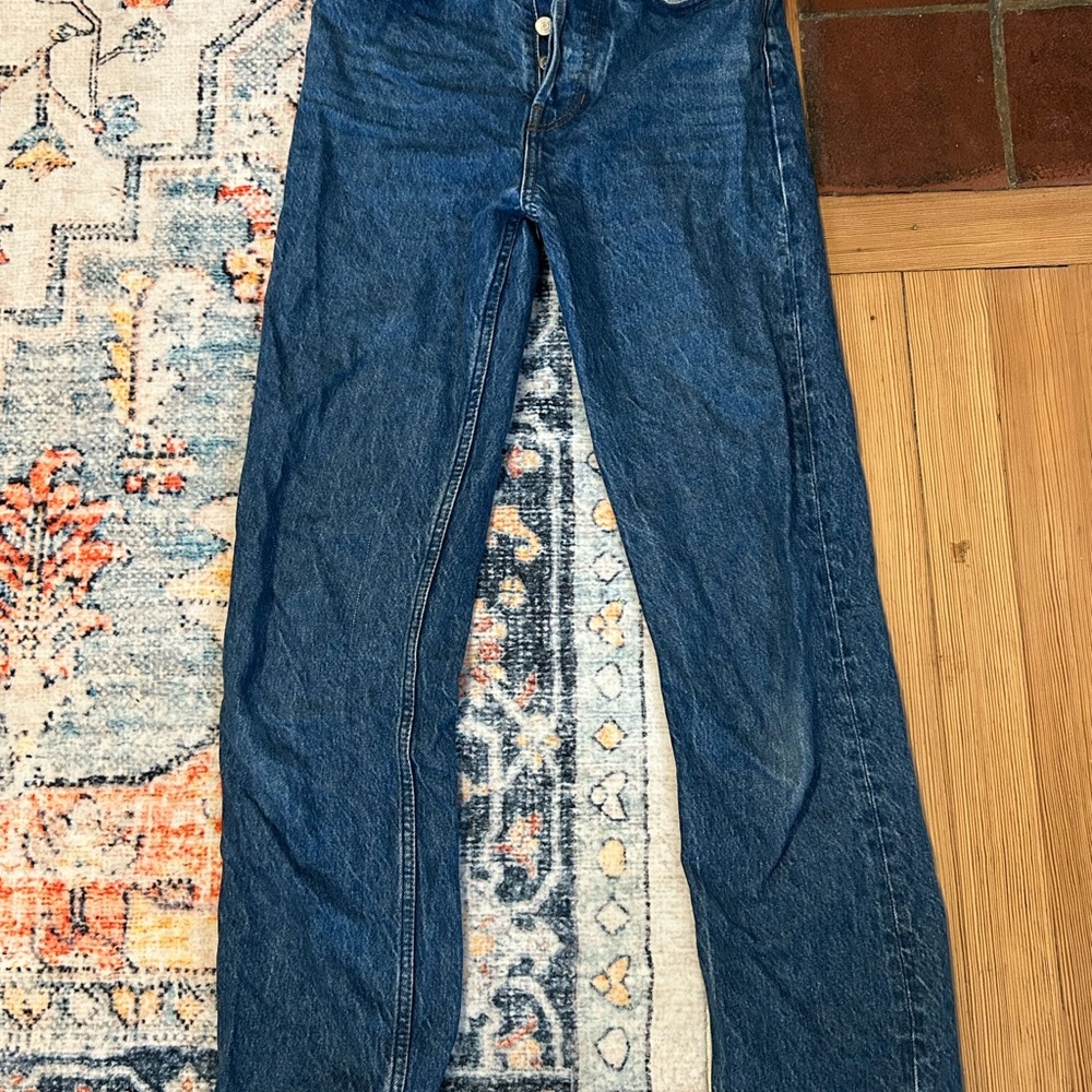 Reformation Cynthia High-Rise Straight Jeans: Size 24